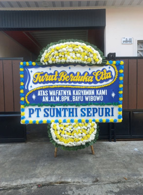 Papan Bunga Duka di Randugunting